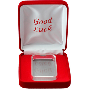 Red Clamshell Gift Box Good Luck Insert [Add $2.75]